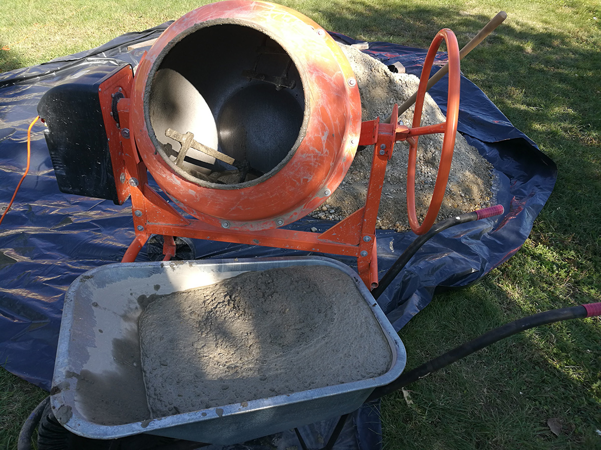 Betonozásra készen